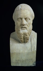Portrait bust of Herodotus by Unbekannt Unbekannt